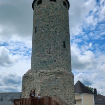 Tower of castle ruin Lichtenberg